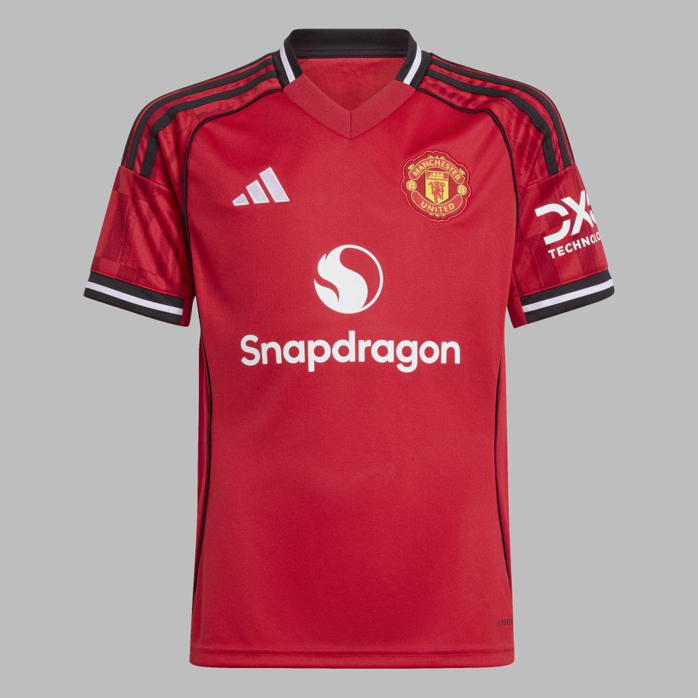 Camiseta adidas Niños Local Manchester United 25/26 - Rojo