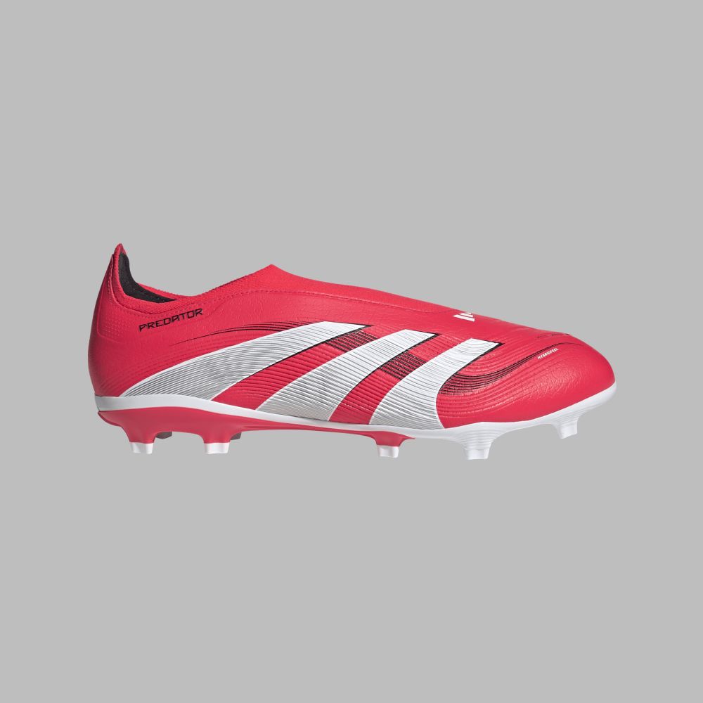 Guayos adidas Hombre Predator League FG/MG - Rojo-Blanco