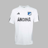 Camiseta  adidas Hombre Entreno Millonarios FC 2024-Blanco