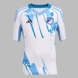 Camiseta adidas Kids 2da Millonarios FC 2025 - Blanco - Azul
