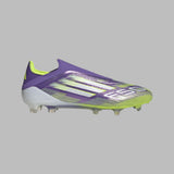 Guayos adidas Unisex F50 Elite Laceless FG - Morado/Verde
