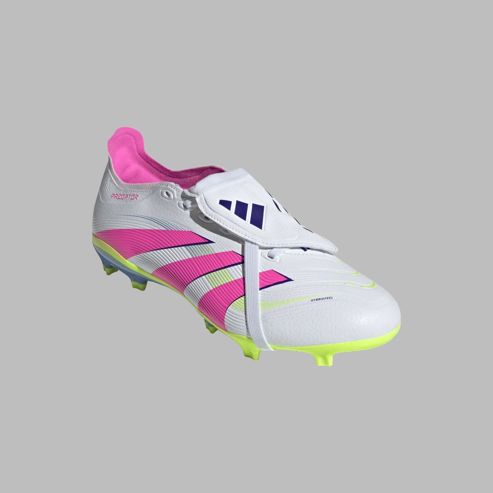 Guayos adidas Hombre Predator League Lengüeta Plegable FG-Blanco