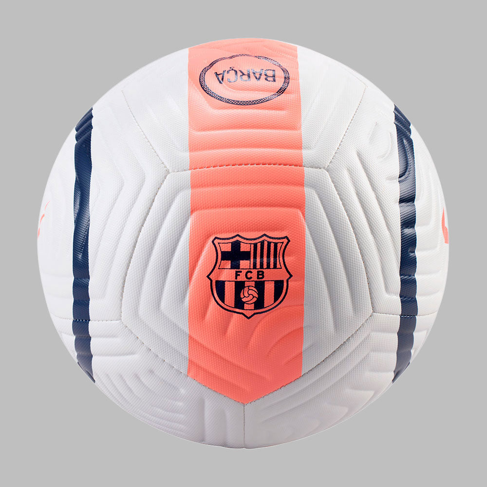 Balón Nike Unisex Academy FC Barcelona T90 - Blanco - Rosado