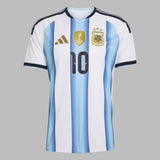 Camiseta adidas Hombre Local Argentina  26 Messi - Azul