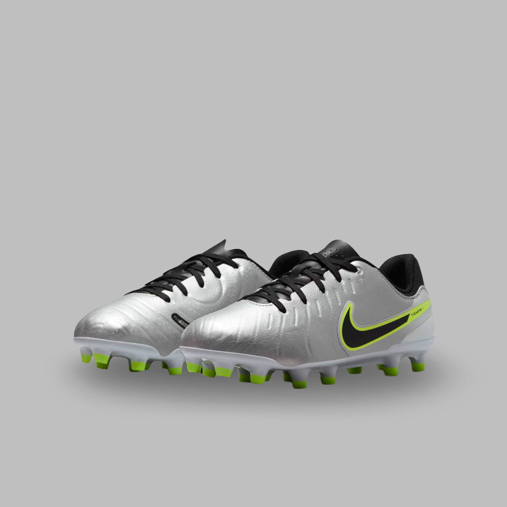 Guayos Nike Kids Jr Legend 10 Academy FG/MG - Plateado