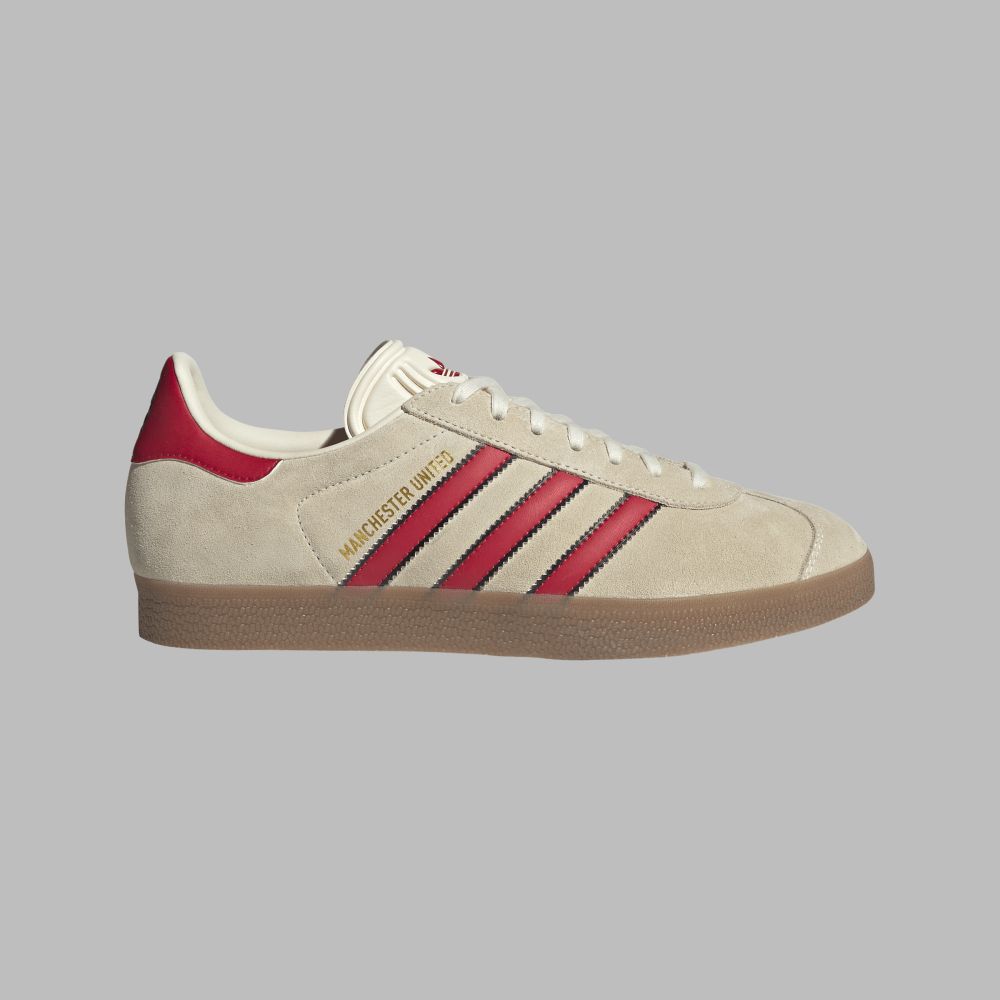 Tenis adidas Unisex Gazelle Terrace Manchester United - Rojo