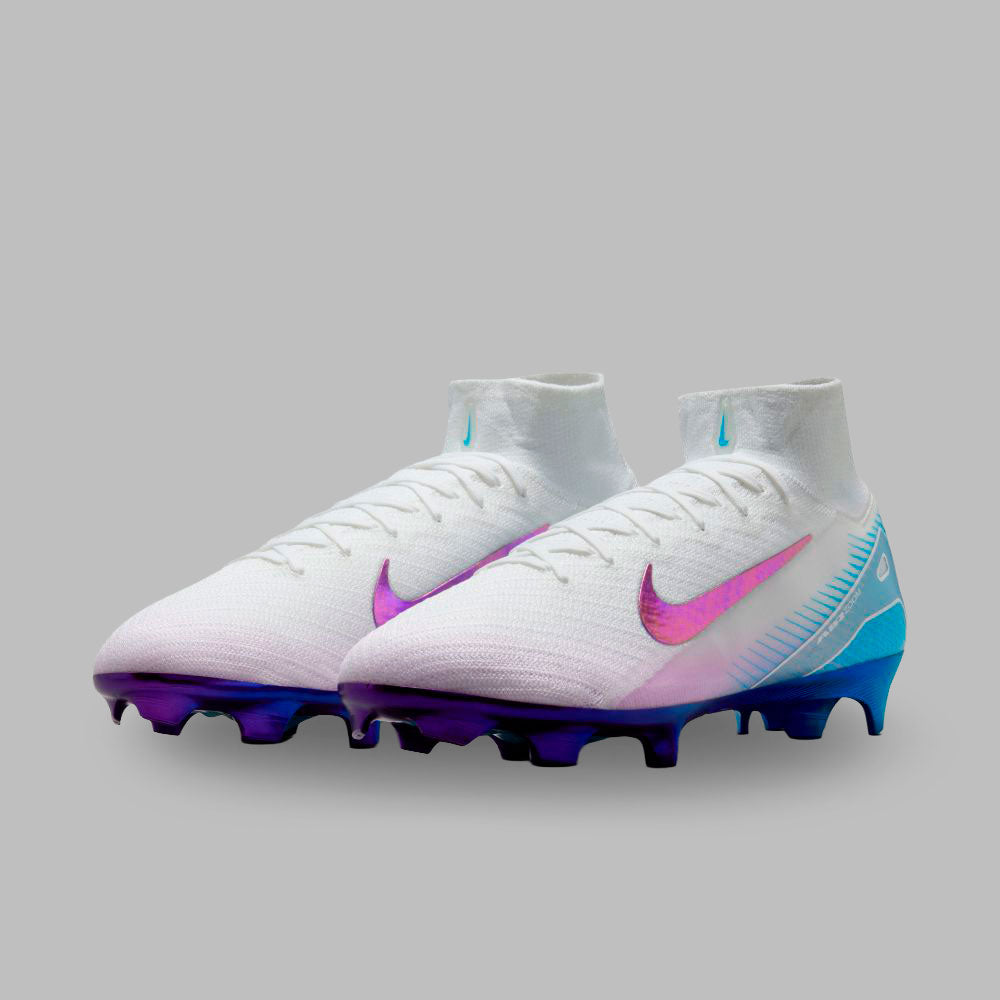 Guayos Nike Hombre Mercurial Superfly 10 Elite AS FG - Blanco
