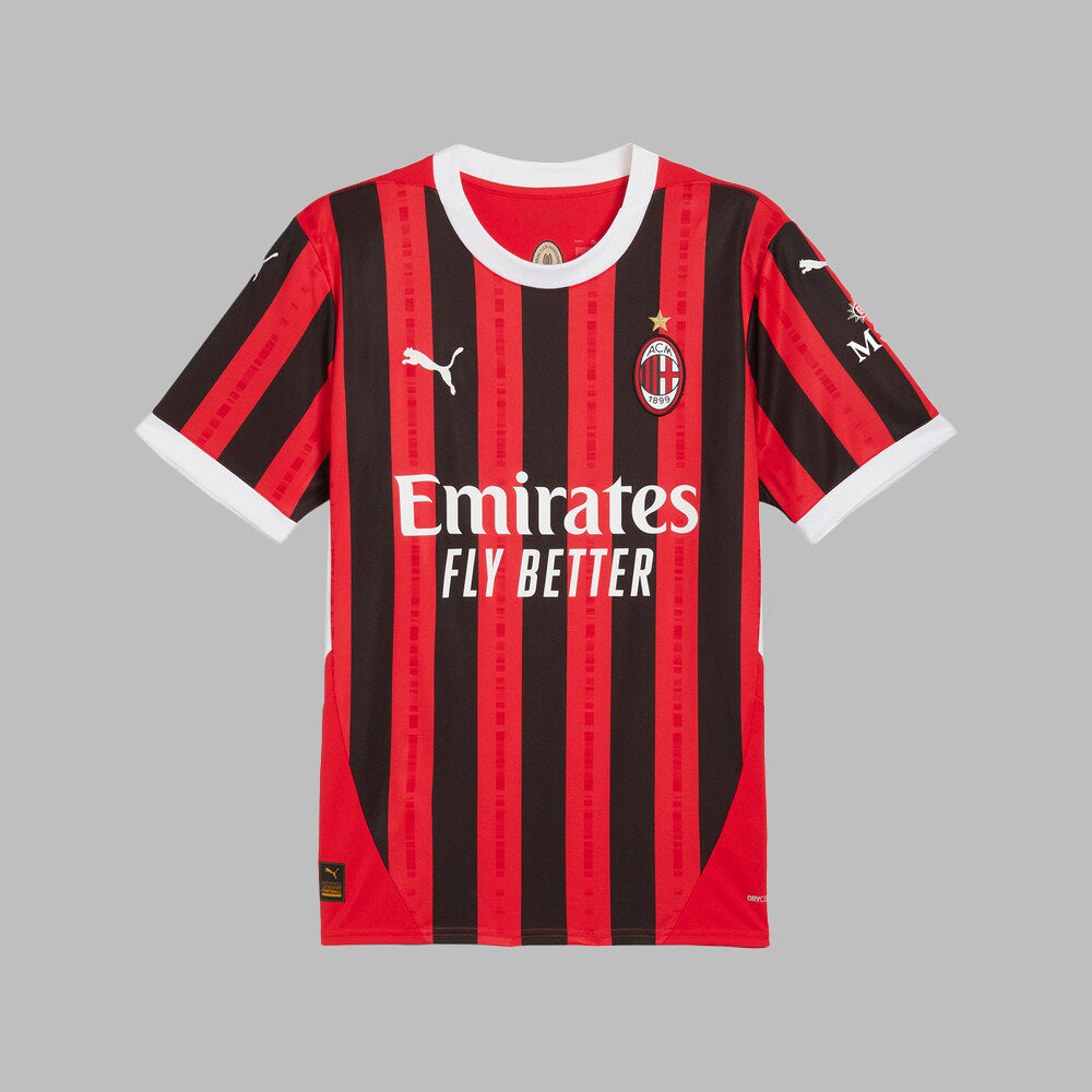 Camiseta Puma Hombre Ac Milan Home 24/25- Rojo-Negro
