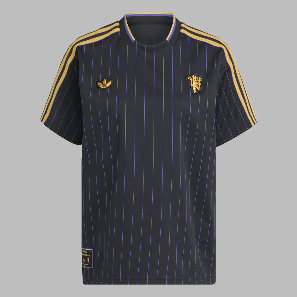 Camiseta adidas Hombre Terrace Icons Manchester U. - Negro