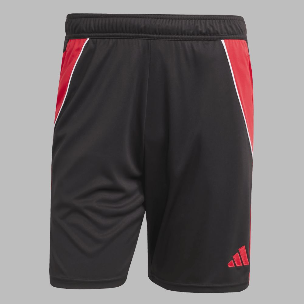 Pantaloneta adidas Hombre Entrenamiento Tiro 24-Negro-Rojo