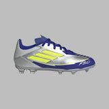Guayos adidas Kids F50 Club FG/MG-Plateado/Azul