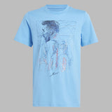 Camiseta adidas Kids Messi Futbol Estampada - Azul