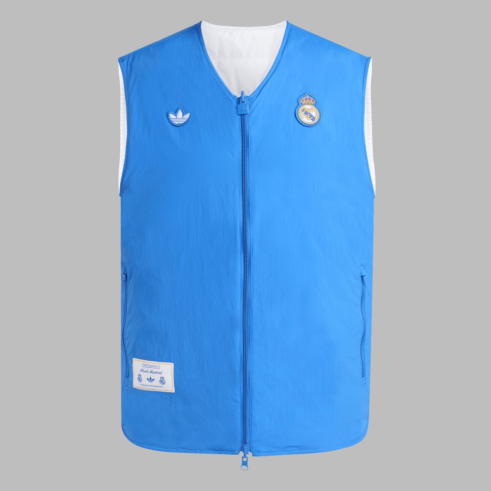 Chaqueta adidas Hombre Real Madrid Terrace Icons - Azul