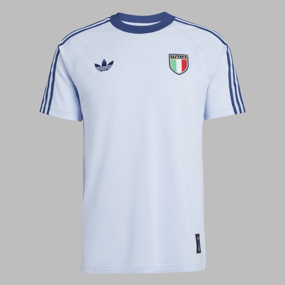 Camiseta adidas Hombre Italia Originals - Azul