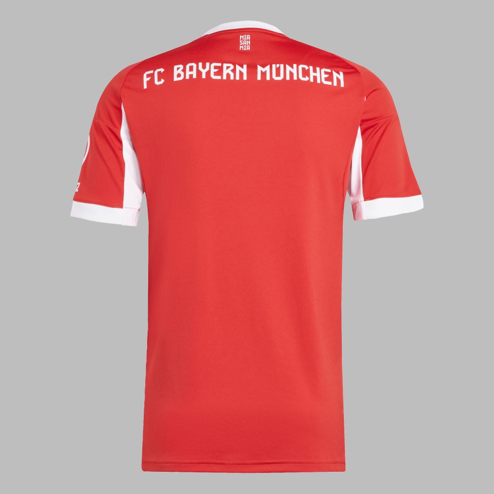 Camiseta adidas Hombre Local FC Bayern 25/26 - Rojo-Blanco