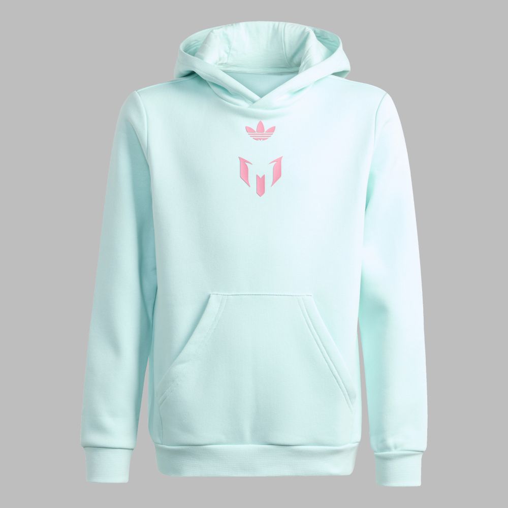 Buzo adidas Niños con Capucha Messi  - Turquesa