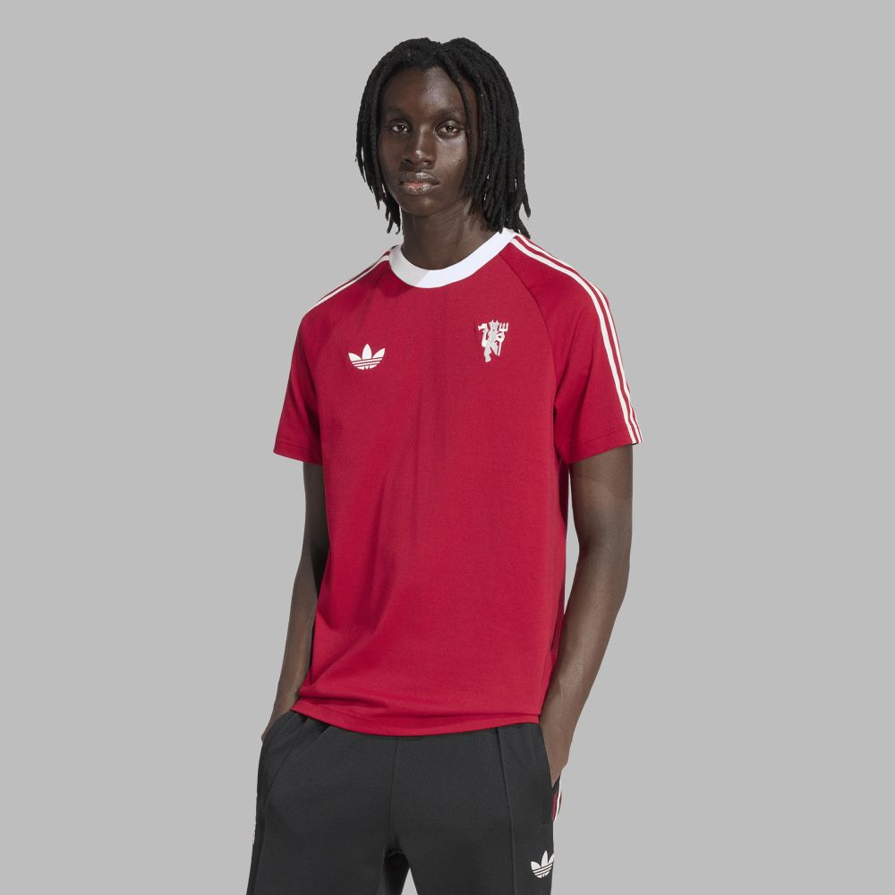 Camiseta adidas Hombre Originals Manchester United  - Granate