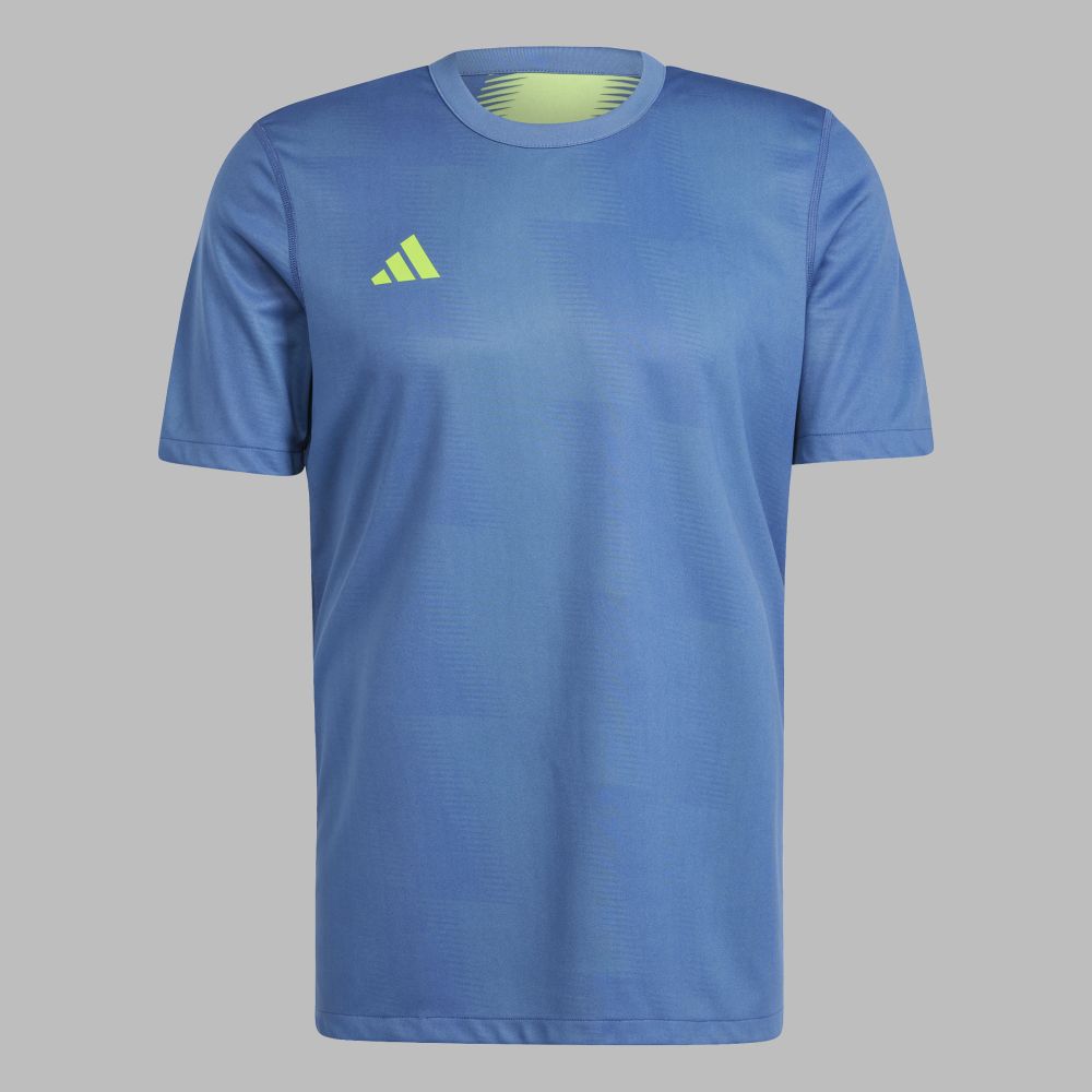 Camiseta adidas Hombre Doble Faz 24 - Azul-Verde