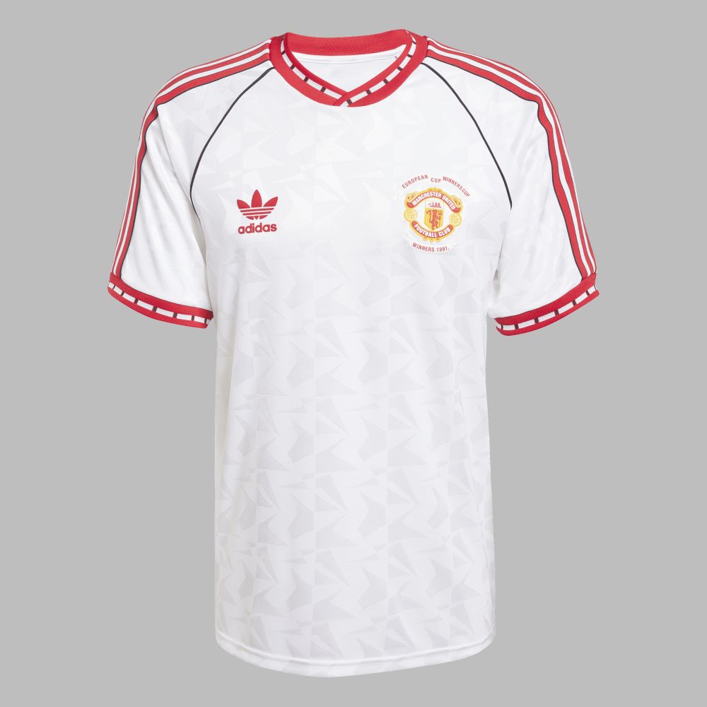Camiseta adidas Hombre 2da Manchester United 91  - Blanco