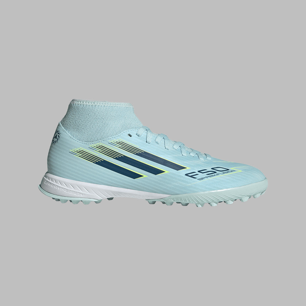 Guayos adidas Mujer F50 Sparkfusion Club  FG - Azul