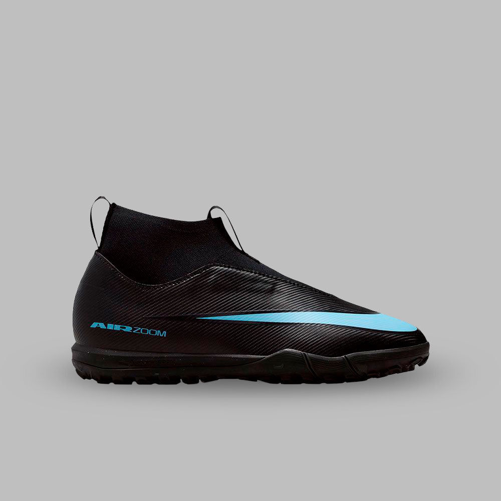 Torretin Nike Kids Mercurial Superfly 10 Academy TF -Negro-Azul
