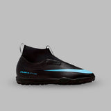 Torretin Nike Kids Mercurial Superfly 10 Academy TF -Negro-Azul
