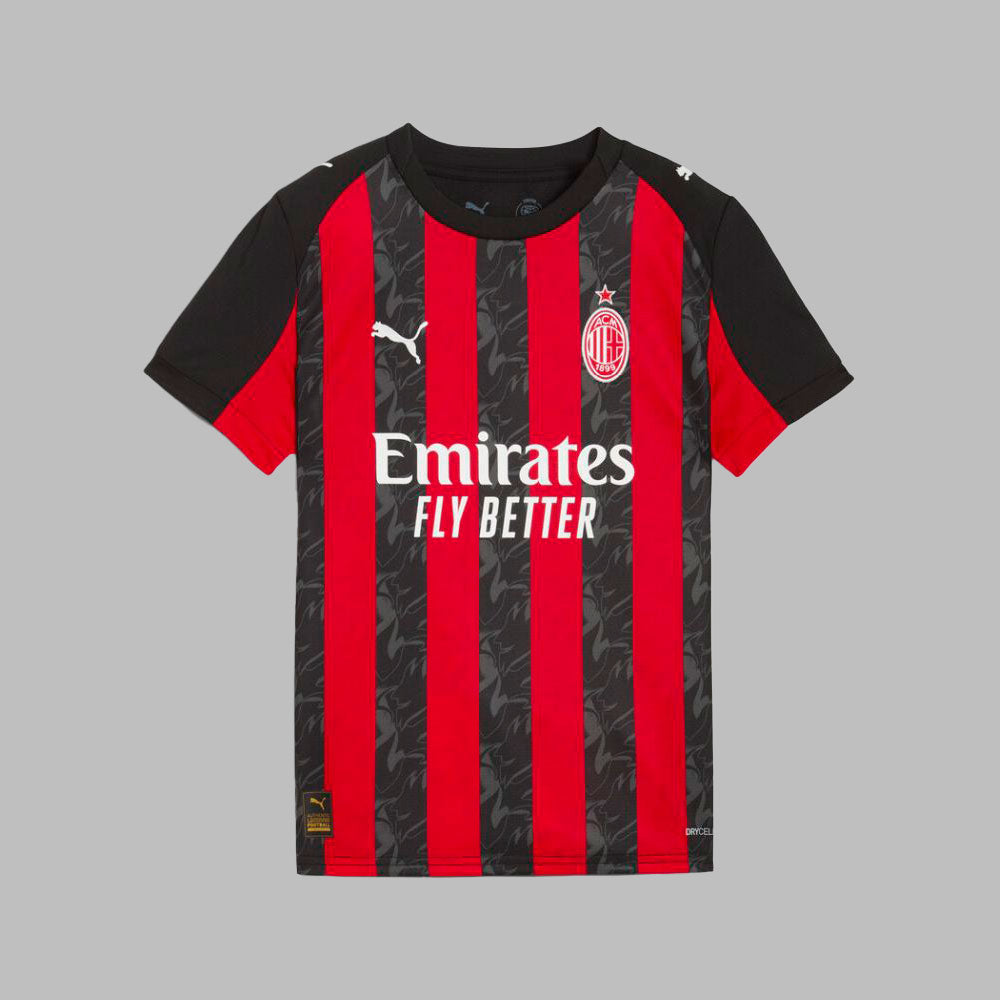 Camiseta Puma Kids home AC Milan 25/26 - Negro - Rojo