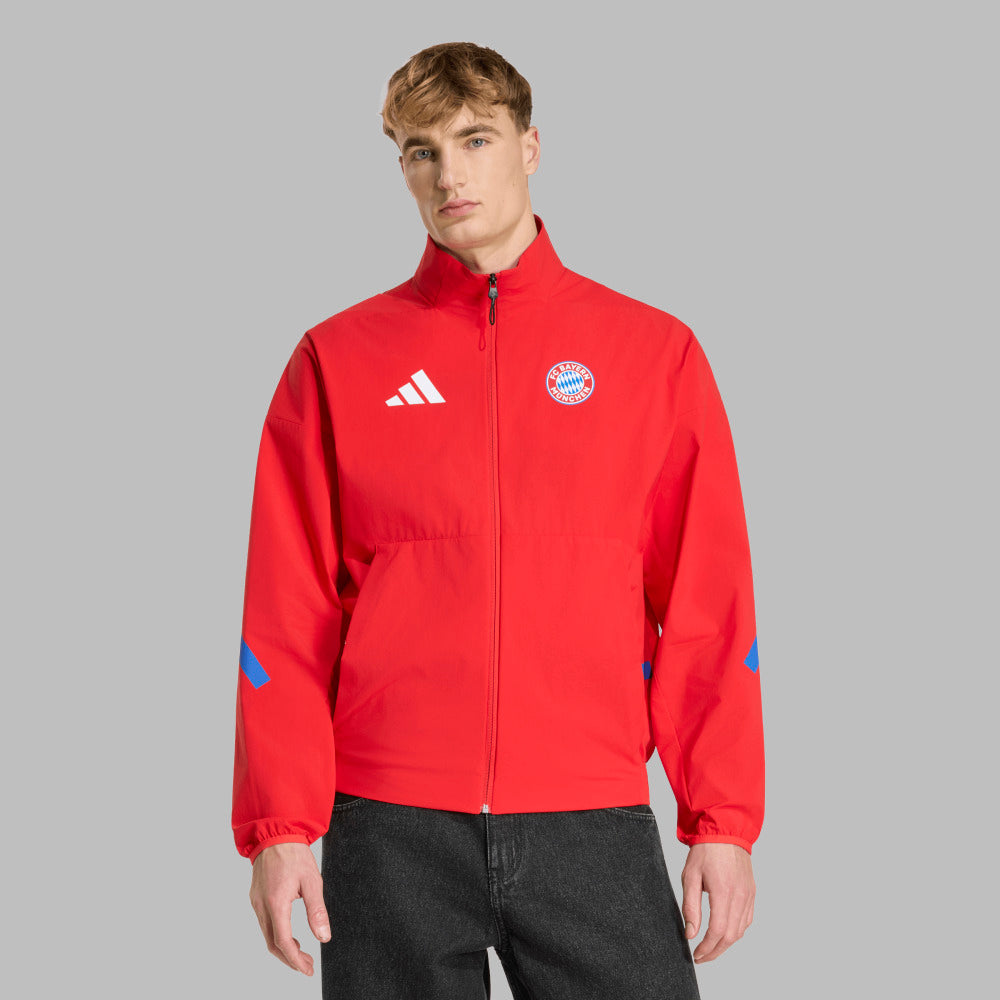 Chaqueta adidas Hombre FC Bayern Anthem - Rojo