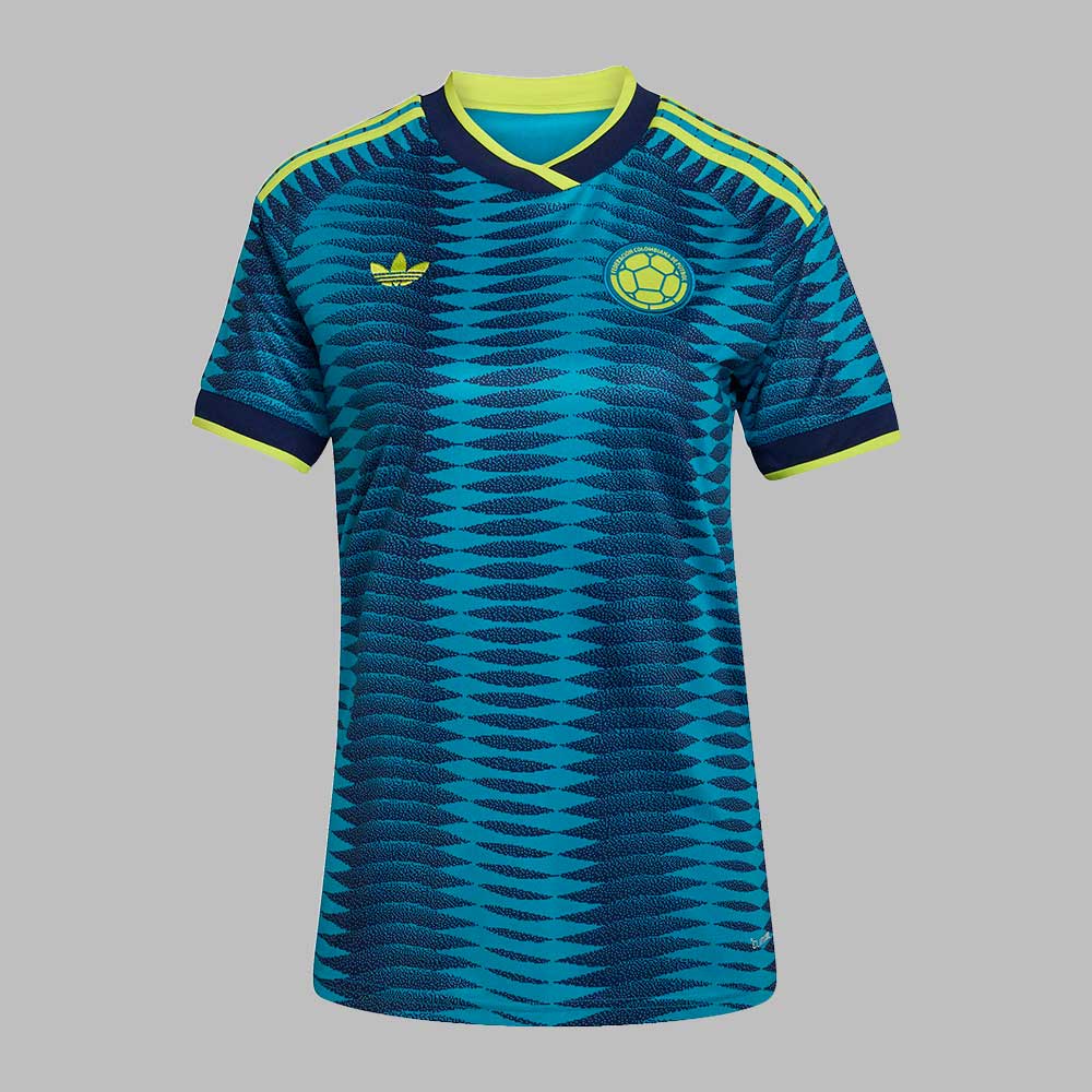 Camiseta adidas Mujer Visitante Selección Colombia 26 - Azul