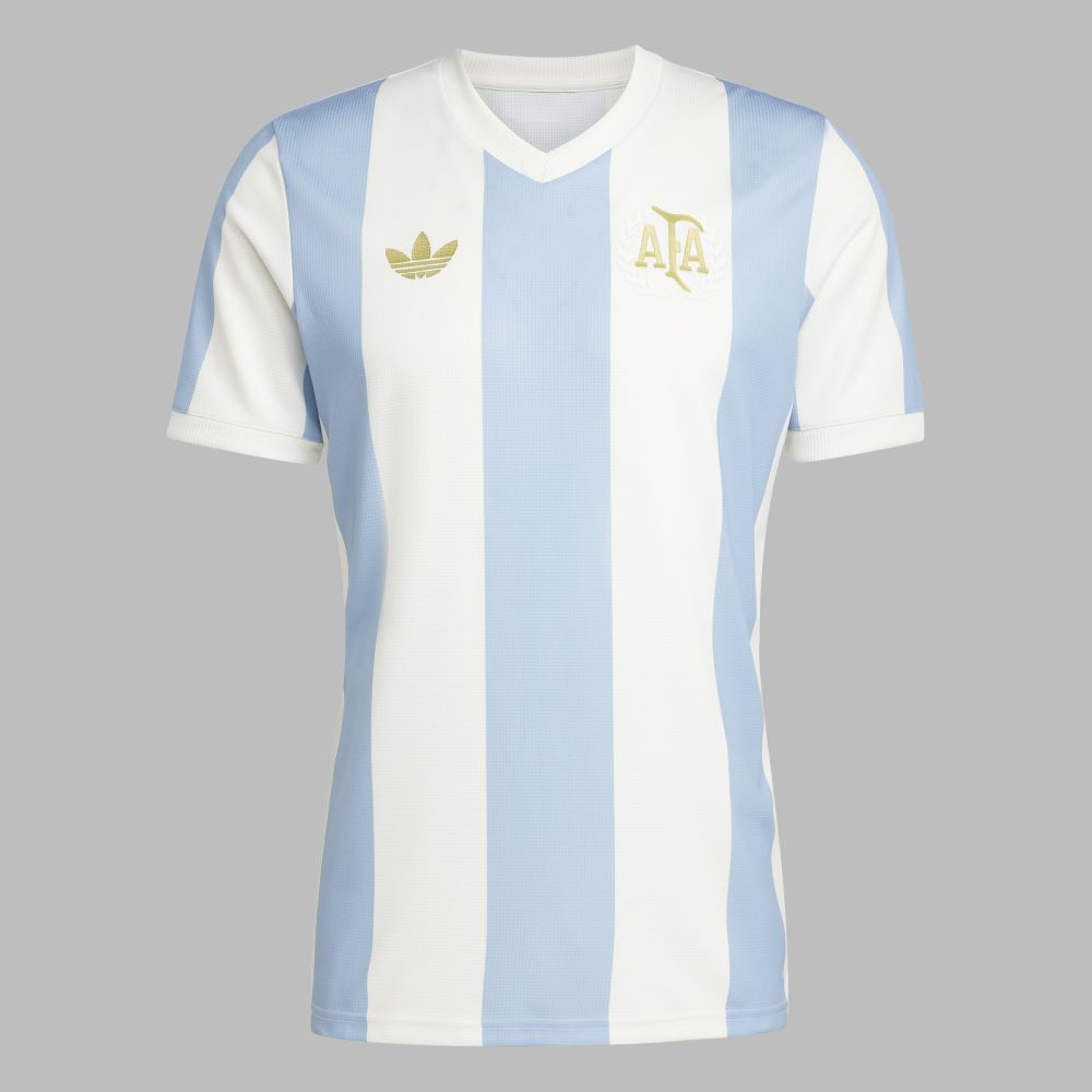 Camiseta adidas Argentina Aniversario-Azul-Blanco