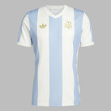 Camiseta hombre adidas Argentina Aniversario-Azul-Blanco