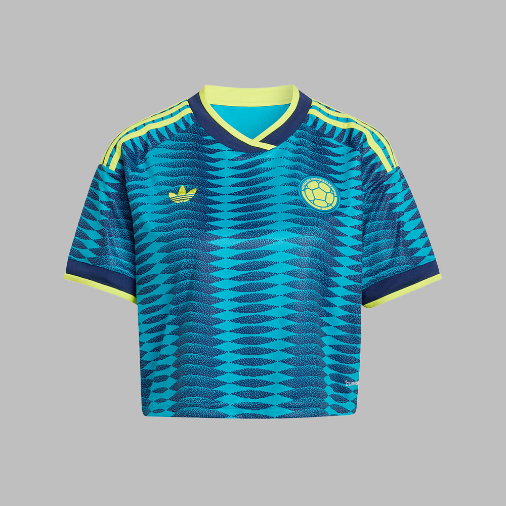 Camiseta adidas Mujer Corta Visitante Selección Colombia 26 - Azul