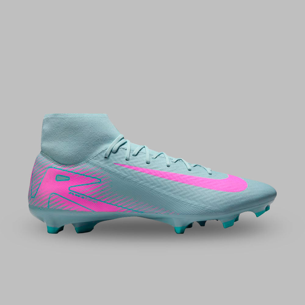 Guayos Nike Hombre Mercurial Superfly 10 Academy FG/MG - Azul/Rosado