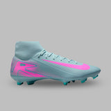 Guayos Nike Hombre Mercurial Superfly 10 Academy FG/MG - Azul/Rosado