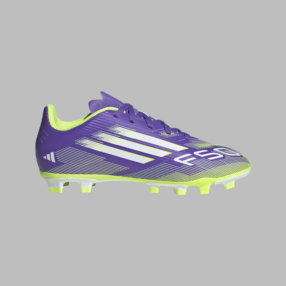 Guayos adidas Kids F50 CLUB FG/MG - Morado/Verde