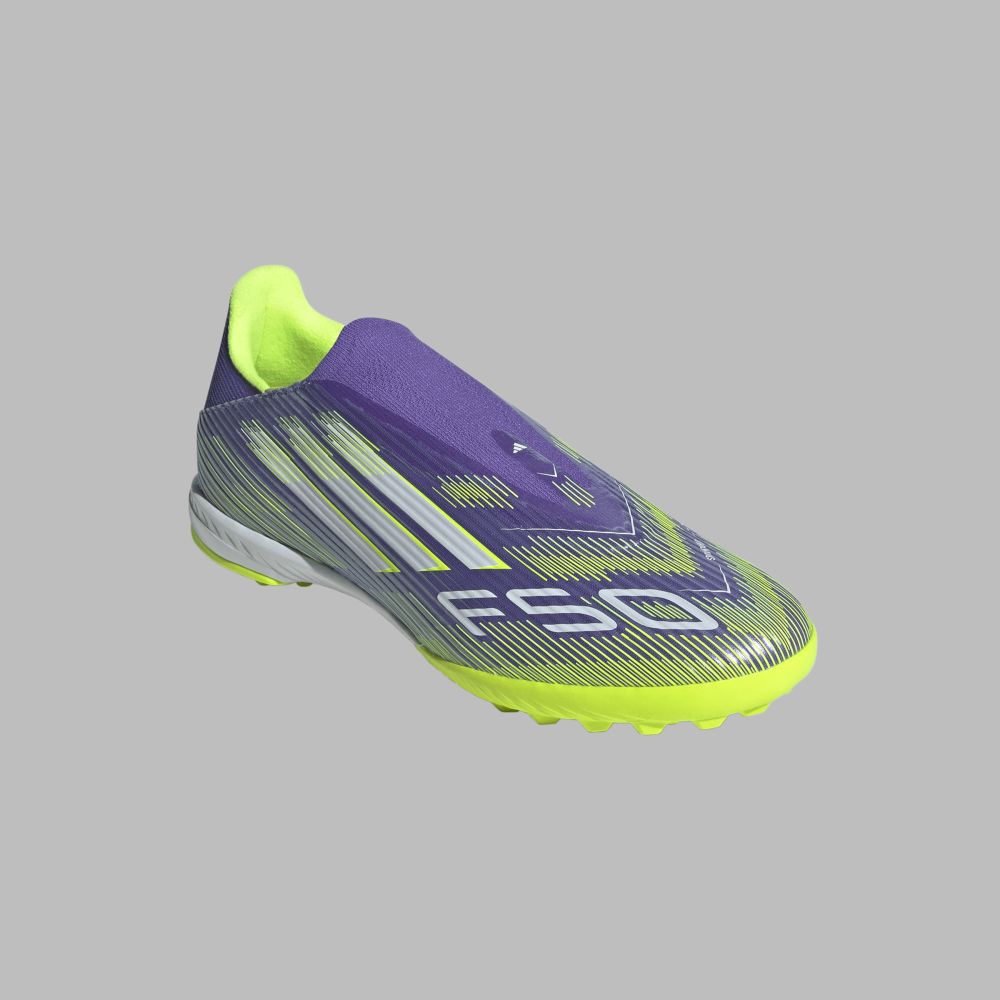Torretin adidas Hombre F50 League sin cordones TF  -Morado-Verde