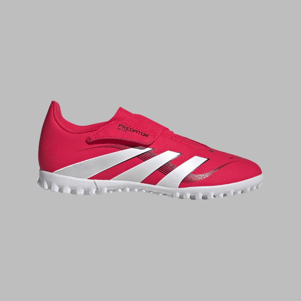 Torretin adidas Kids Predator Club Vel TF-Rojo-Blanco