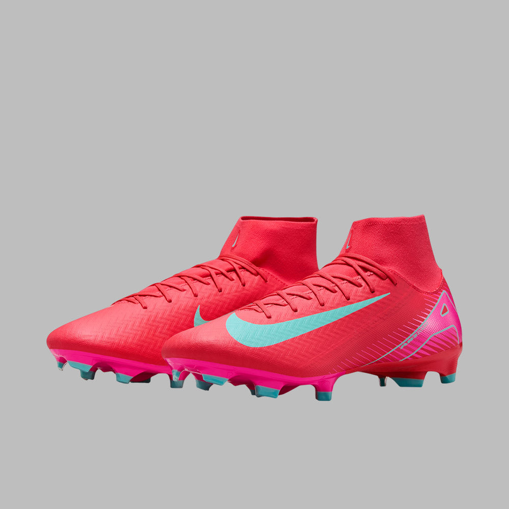 Guayos Nike Hombre  Mercurial SuperFly 10 Academy FG fútbol | Rojo Terreno Firme