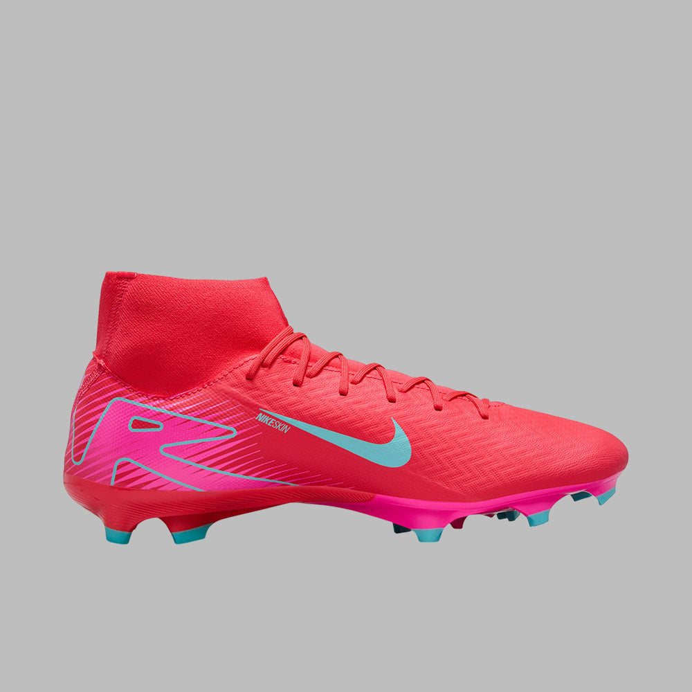 Guayos Nike Hombre  Mercurial SuperFly 10 Academy FG fútbol | Rojo Terreno Firme