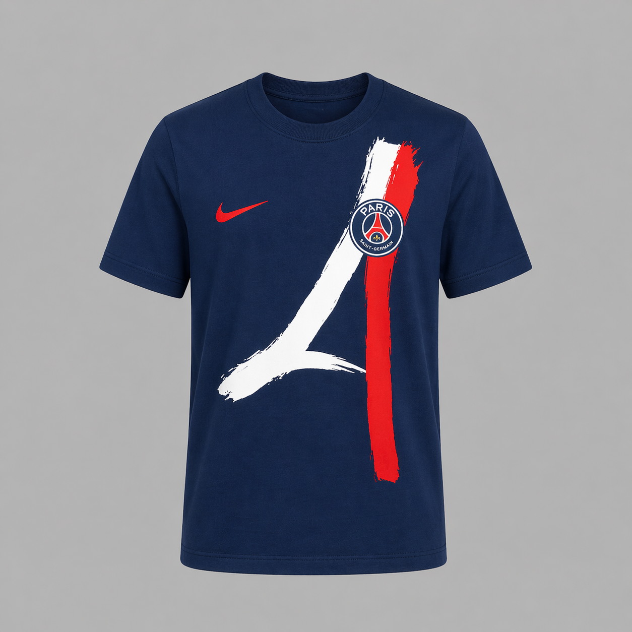 Camiseta Nike Kids Paris Saint-Germain U  Iconic Aw  - Azul