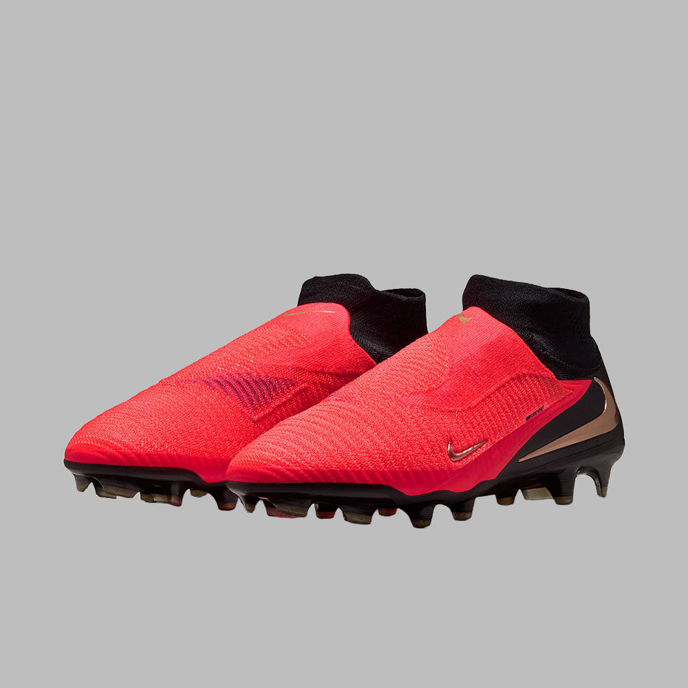 Guayos Nike Hombre Phantom 6 High Elite FG - Rojo - Fútbol | Terreno Firme