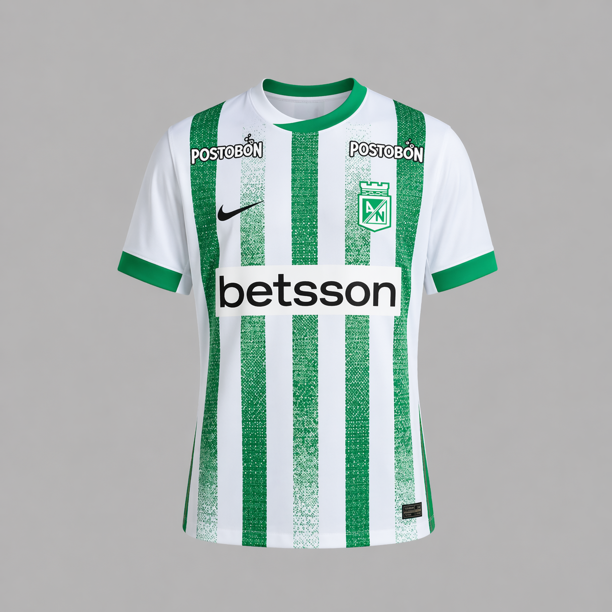Camiseta Nike Hombre Atlético Nacional Local 25-Verde-Blanco