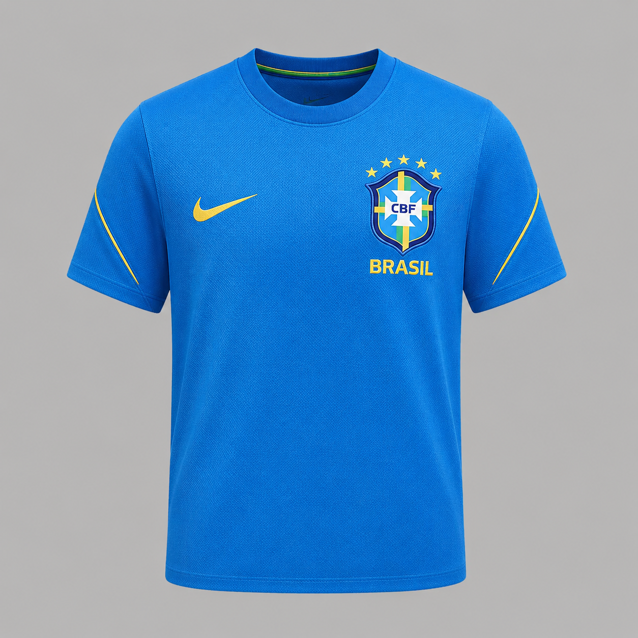 Camisetas Nike Hombre Brasil Dri-FIT Strike - Azul