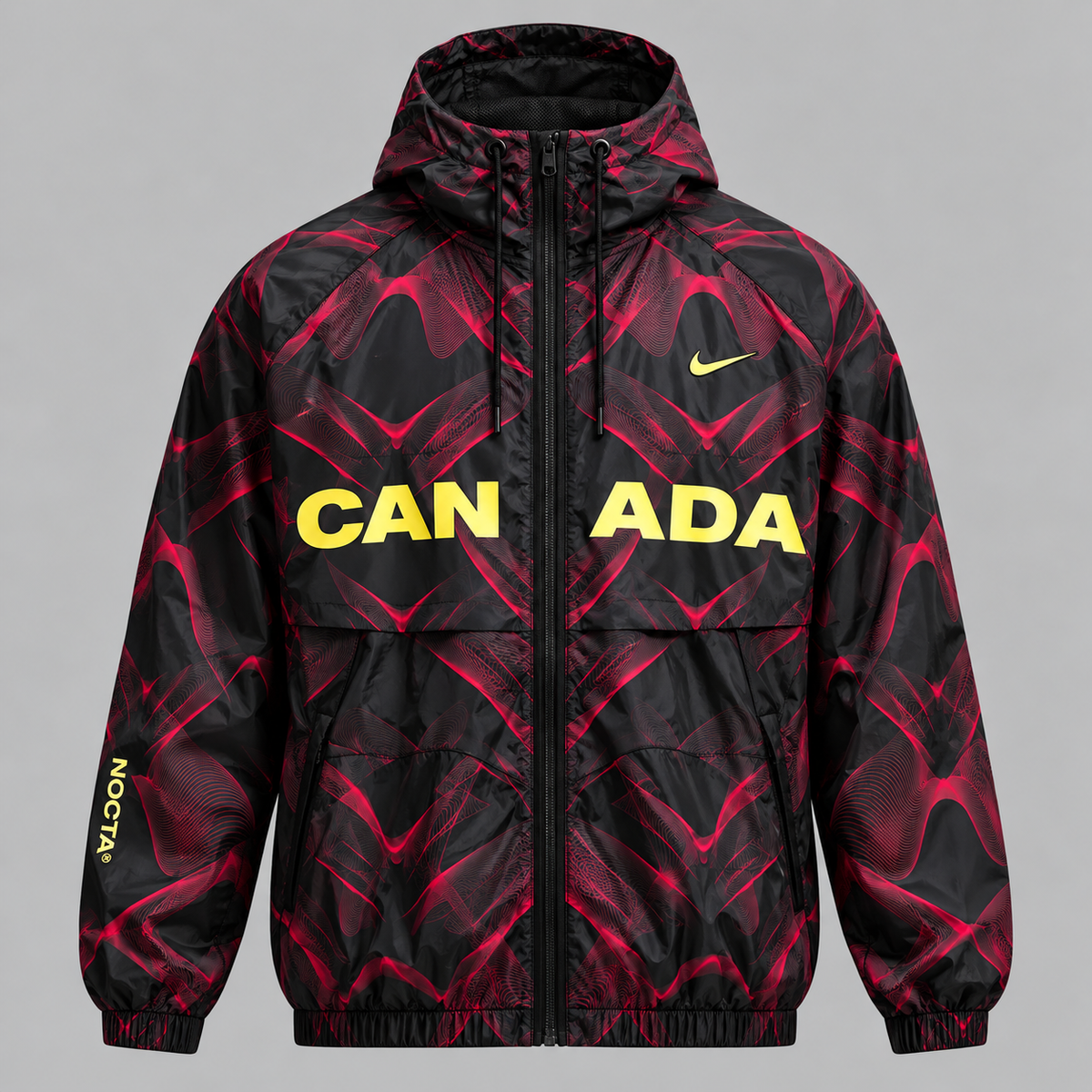 Chaqueta Nike Hombre Nocta x Canadá Anthem 2026 - Negro - Rojo - Fútbol | Uso casual y entrenamiento