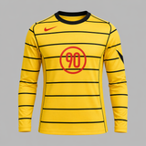 Camiseta Nike Hombre Total 90 Manga Larga - Amarillo