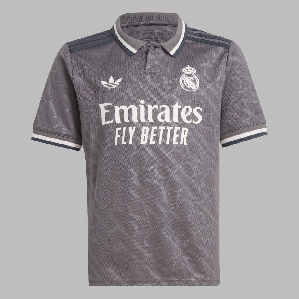 Camiseta adidas Kids Tercera Real Madrid 24 - Gris
