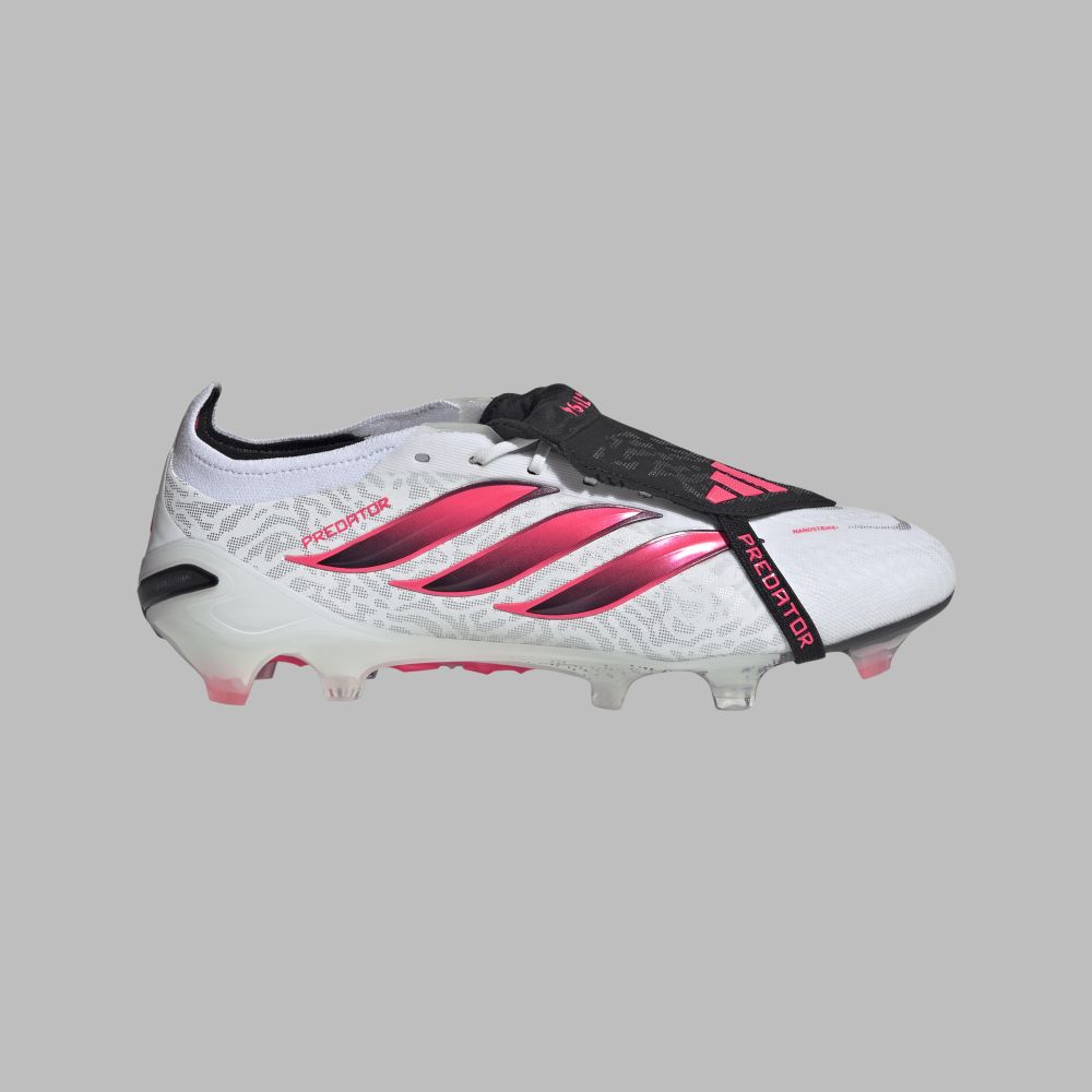 Guayos adidas Hombre Predator Elite Lengüeta Plegable - Blanco