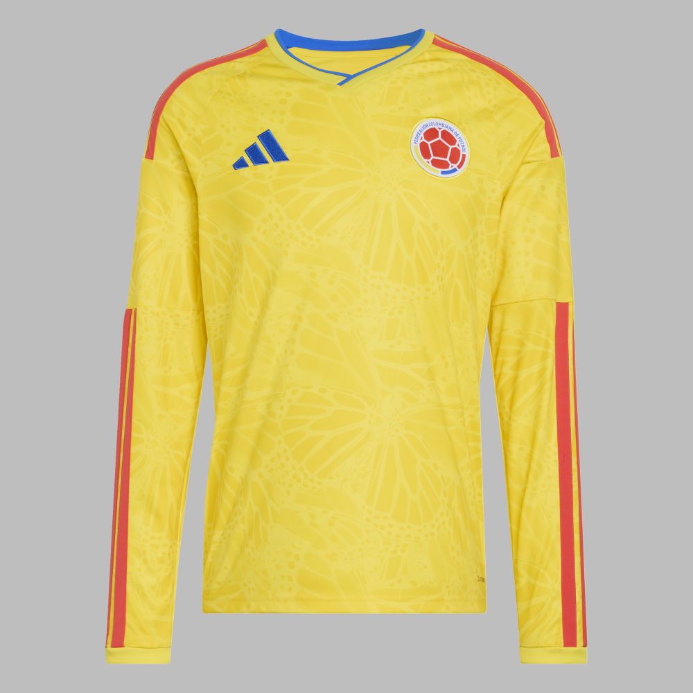 Camiseta adidas hombre Selección Colombia 2026 Manga Larga - Amarilla