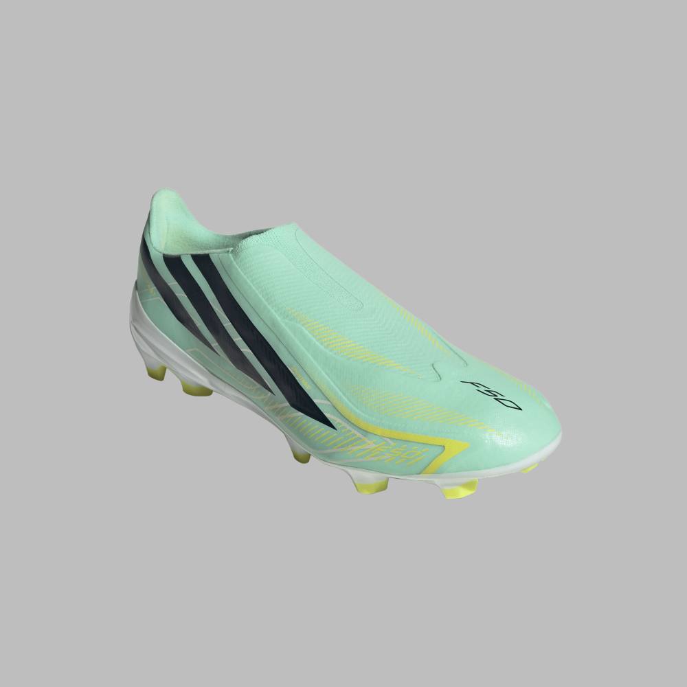 Guayos adidas Hombre F50 Hyperfast League Laceless FG - Verde - Fútbol | Terreno Firme