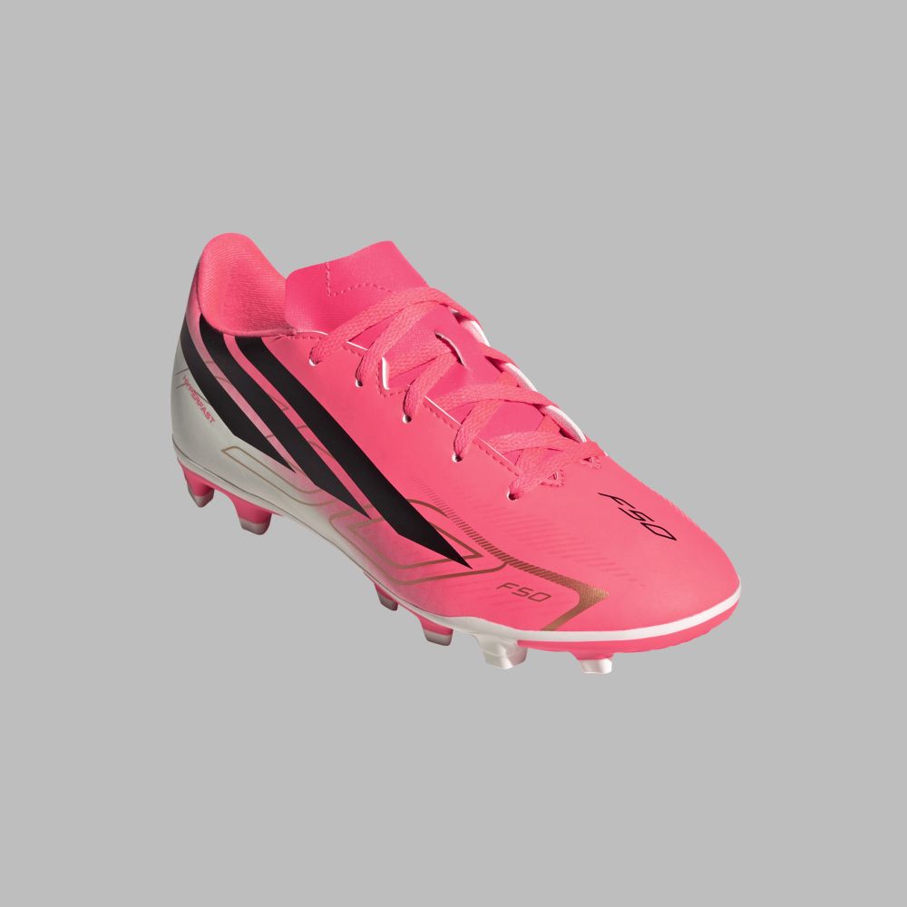Guayos Adidas Performance Niño F50 Hyperfast Club - Rosado - Fútbol | Entrenamiento y competencia
